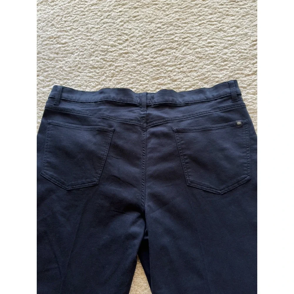 Banana Republic Soft Cotton Blend Casual Black Pants Men Size 40/30 Straight Leg